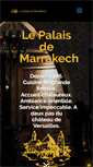 Mobile Screenshot of palaisdemarrakech.fr