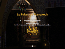 Tablet Screenshot of palaisdemarrakech.fr